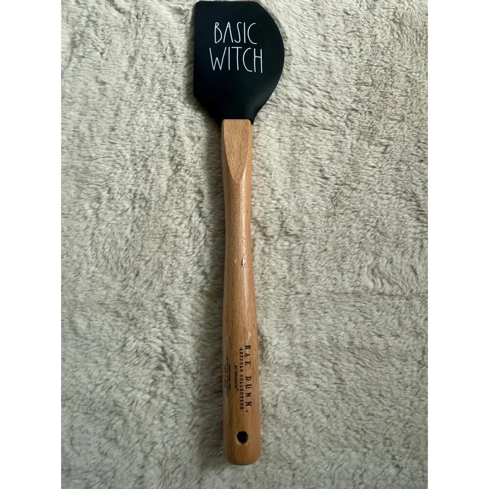 Rae Dunn Basic Witch Black Spatula